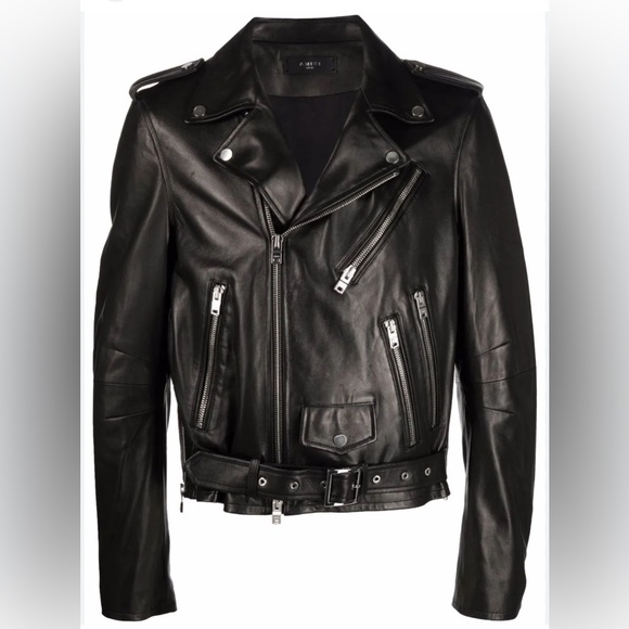 AMIRI Jackets & Blazers - AMIRI leather biker jacket
